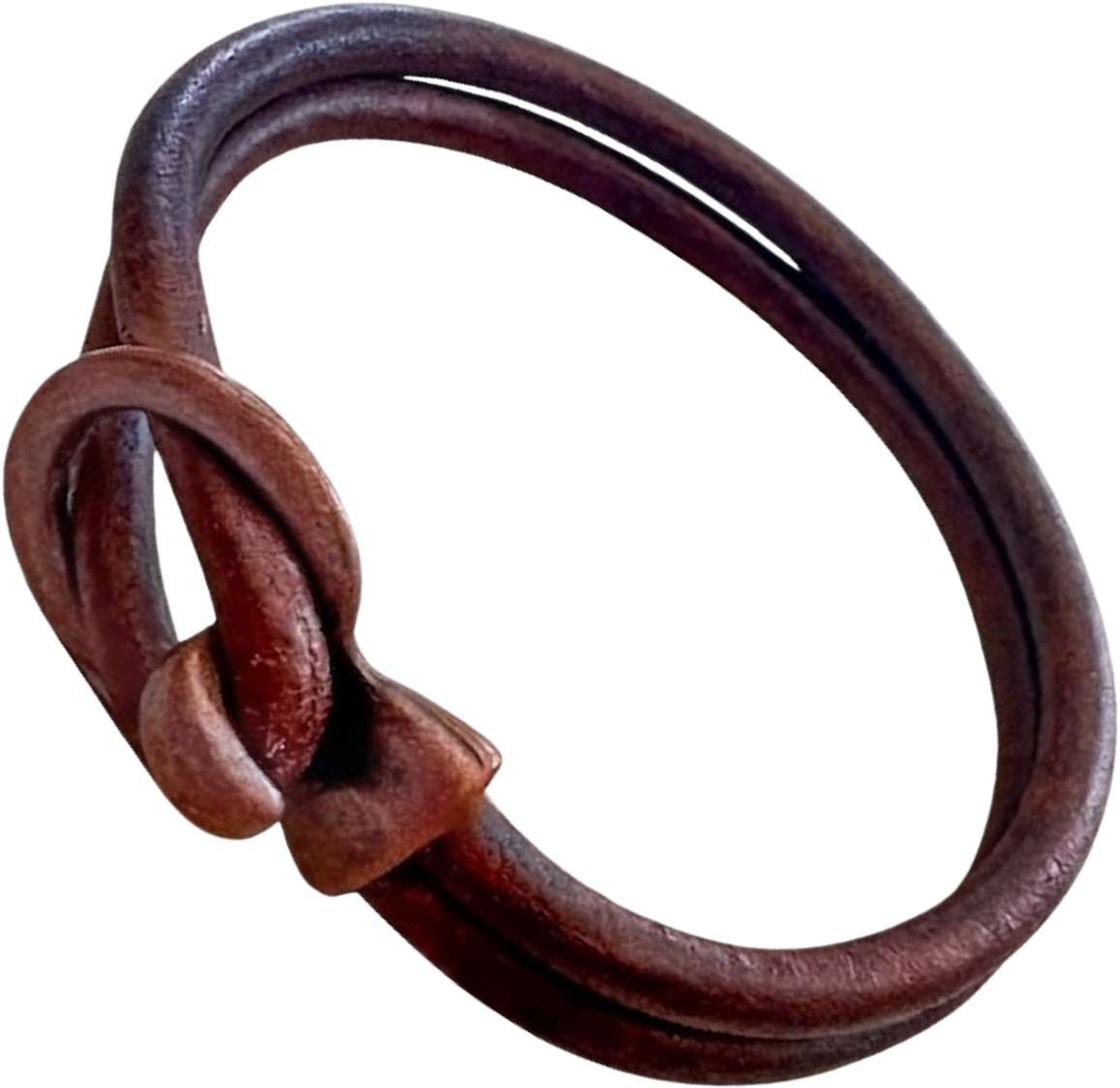 Drachenfessel Todoor – handgefertigtes Kupfer-Leder-Armband